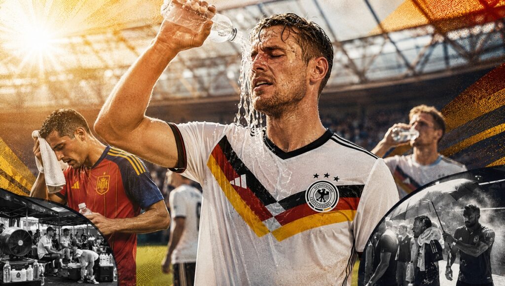 Cómo combaten el calor los europeos en el Mundial