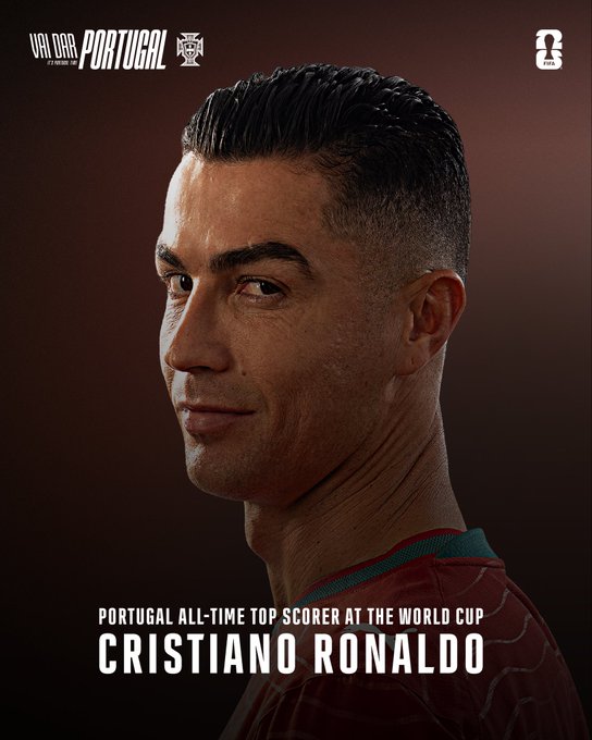 Con su doblete ante Uzbekistan, Cristiano Ronaldo se convirtió en el único futbolista que ha marcado en 6 Mundiales