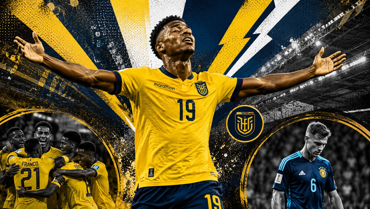 Ecuador remontó a Alemania 2-1 Ecuador remontó a Alemania 2-1