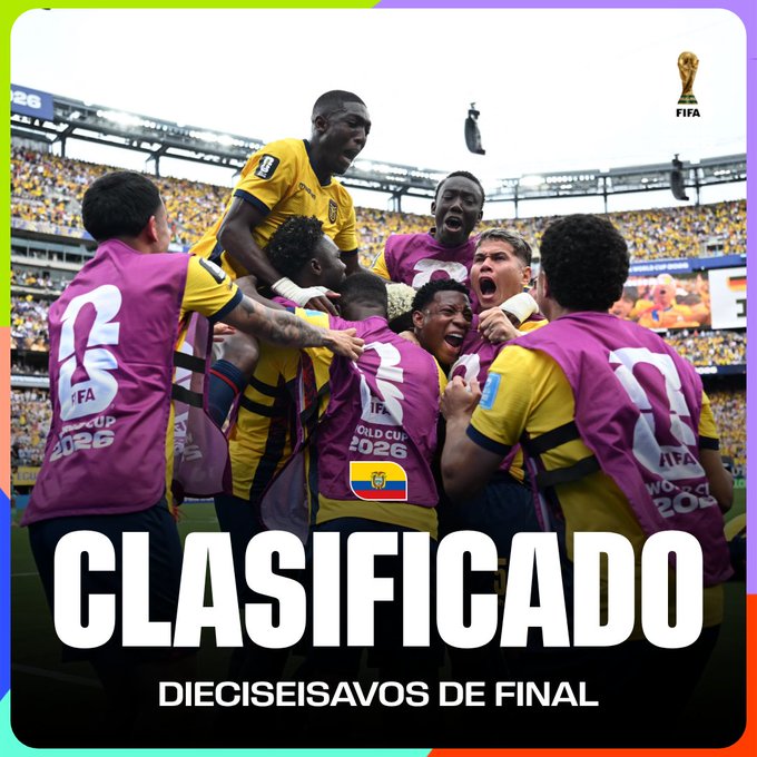 Ecuador aseguró su calificación con una dramática victoria ante Alemania