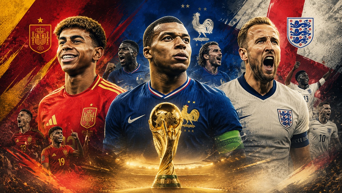 España, Francia, Inglaterra: Ranking equipos favoritos Mundial 2026 España, Francia, Inglaterra: Ranking equipos favoritos Mundial 2026