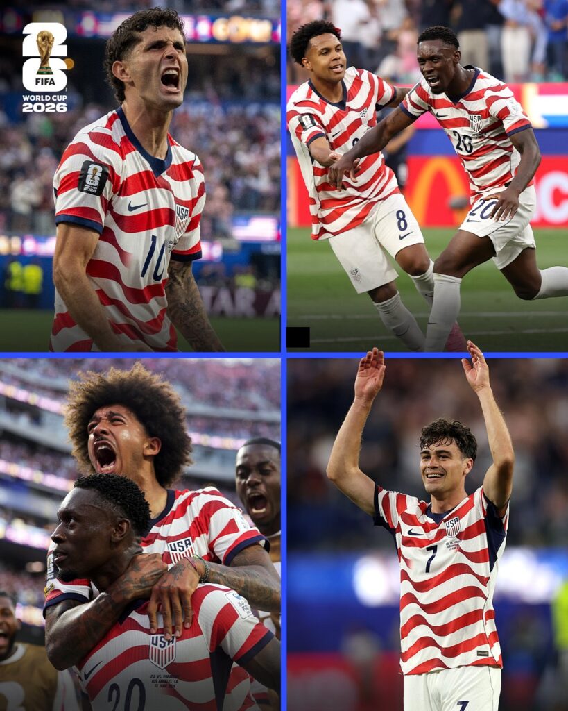 Estados Unidos anotó cuatro goles por primera vez en Mundiales, en su victoria sobre Paraguay
