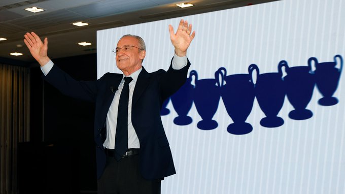 Florentino Pérez continuará al frente del Real Madrid cuatro años más