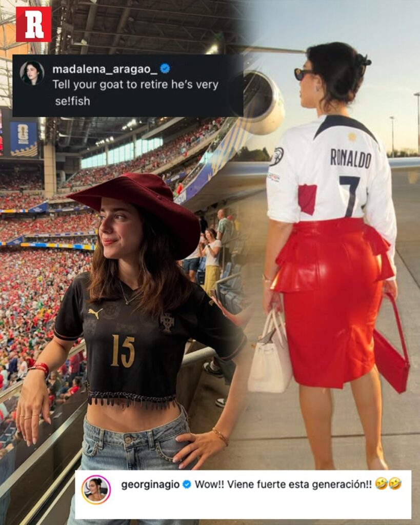 Georgina Rodríguez se enganchó con un supuesto mensaje de la novia de Joao Neves contra Cristiano