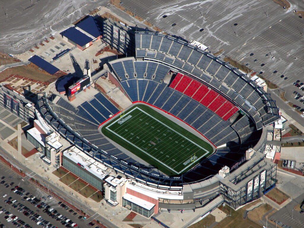 Gillette Stadium es casa de los Patriots de la NFL