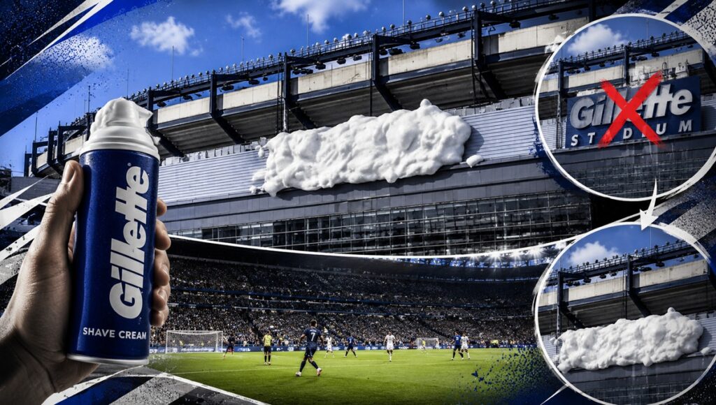 Gillette convierte su logo censurado por la FIFA en marketing viral