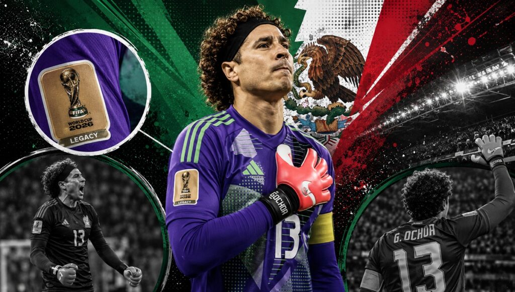 Guillermo Ochoa usó el parche Legacy en Mundial 2026