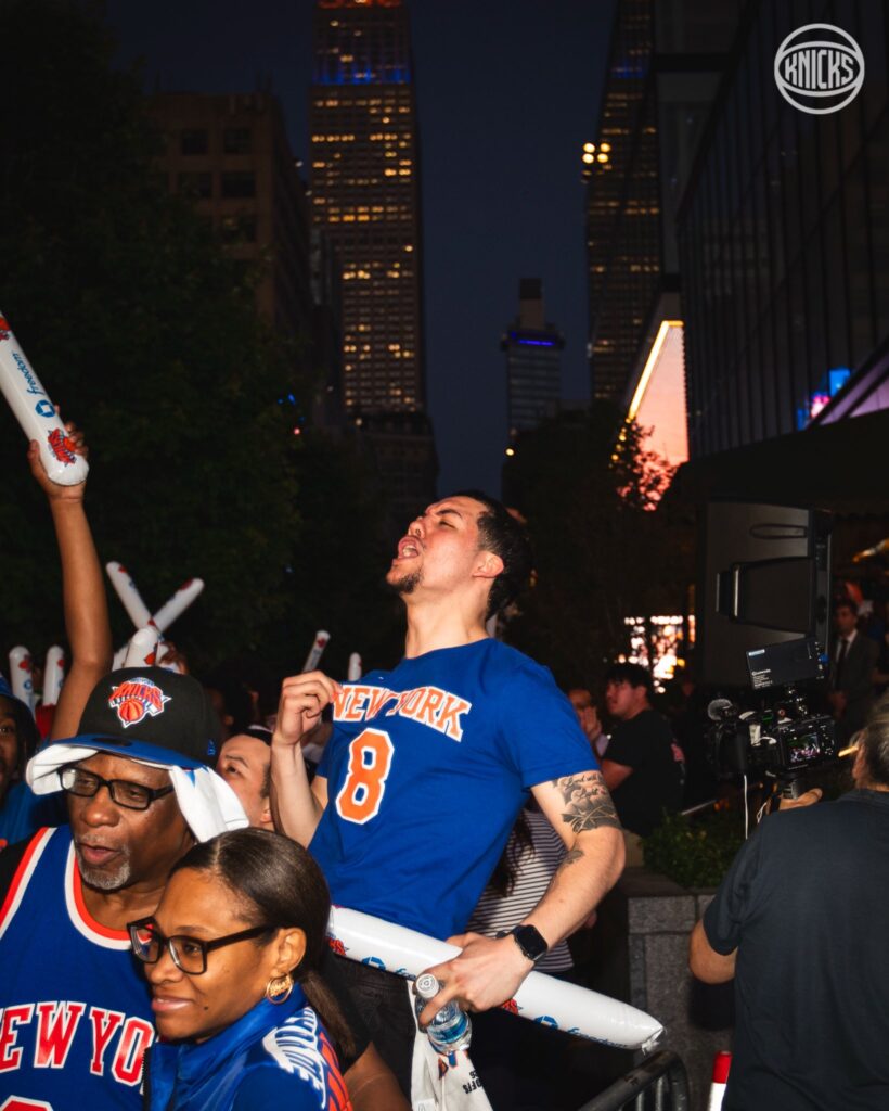 Nueva York está de fiesta por su primera victoria en las Finales de la NBA en 27 años