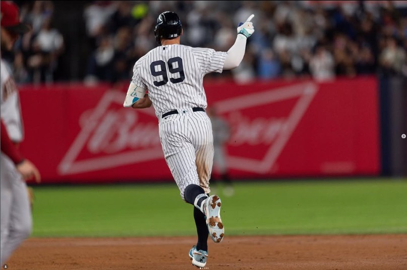 Hasta su lesión, Aaron Judge era líder ofensivo de los Yankees con promedio de bateo de .248, 16 cuadrangulares, 38 carreras impulsadas