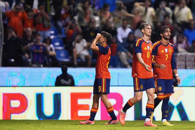 La Selección de España dominó cómodamente a Perú en su último partido de preparación para erl Mundial 2026, celebrado en Puebla