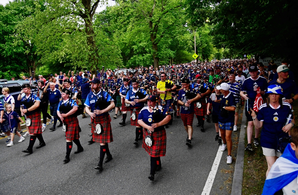La Tartan Army invadió la ciudad de Boston