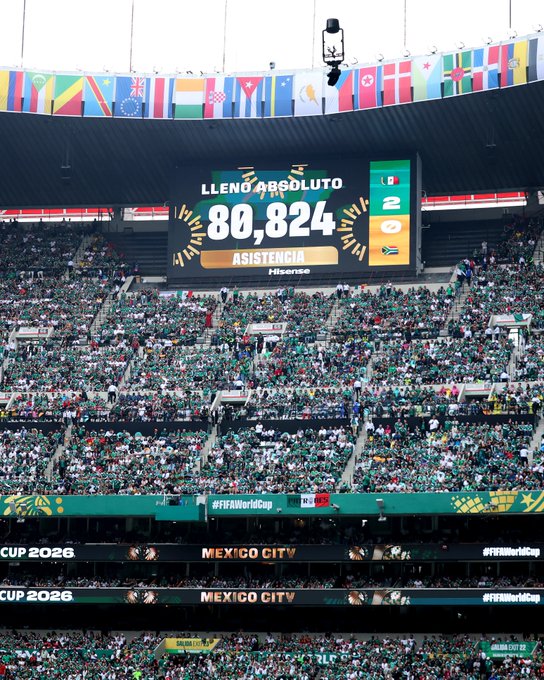 La inauguración del Mundial en el Estadio Banorte fue todo un éxito con lleno en las tribunas