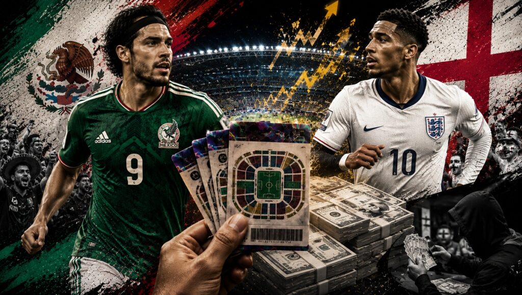 Boletos para México vs Inglaterra Mundial 2026