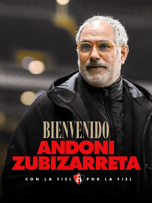 El ex portero del Barcelona y de la Selección de España, Andoni Zubizarreta será el vicepresidente deportivo del club