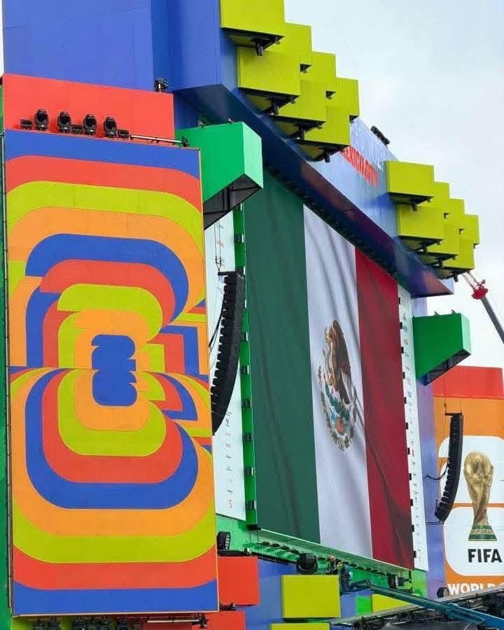 El gobierno de la CDMX instaló el principal Fan Fest en el Zócalo capitalino