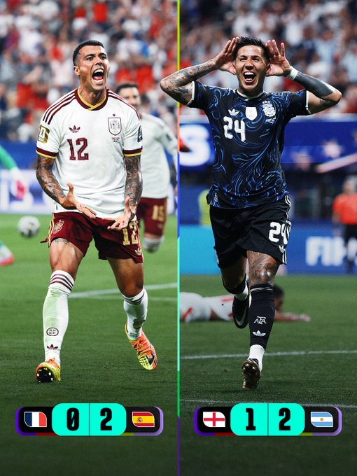 España y Argentina disputarán una final inédita del Mundial, como campeones vigentes de UEFA y Conmebol, respectivamente