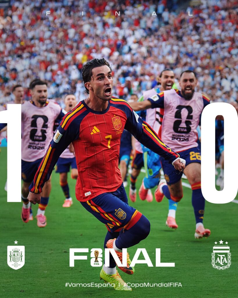 Ferrán Torres fue la figura de España, marcando el gol del triunfo en tiempo extra ante Argentina