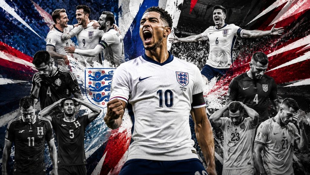 Inglaterra domina a rivales Concacaf en Mundiales