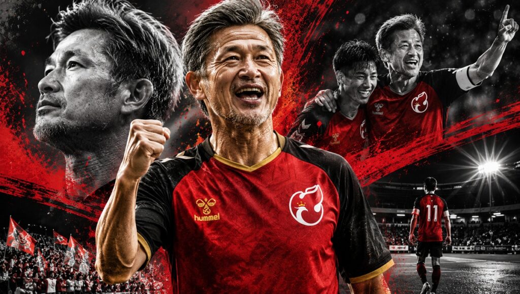 Kazuyoshi Miura el futbolista más longevo del mundo con 59 años