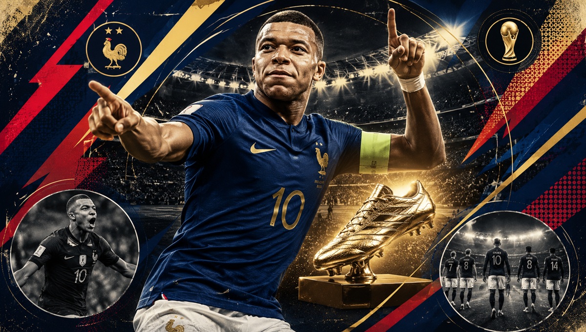Kylian Mbappé va al frente en la lucha por la Bota de Oro Mundial 2026 Kylian Mbappé va al frente en la lucha por la Bota de Oro Mundial 2026