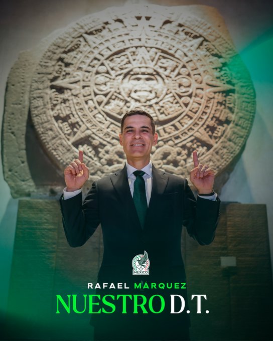 La Selección Mexicana presentó a Rafa Márquez como técnico para el proceso rumbo al Mundial 2030