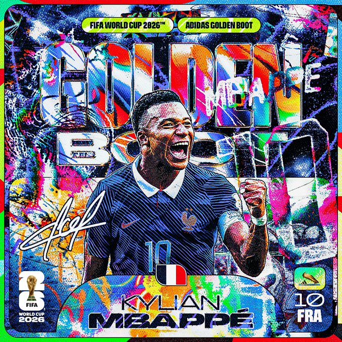 Kylian Mbappé ganó la Bota de Oro del Mundial y se convirtió en el máximo anotador en la historia del torneo