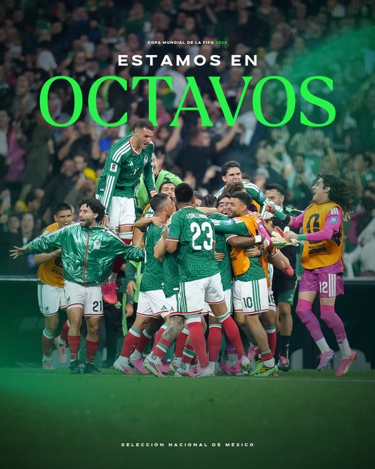 México consiguió su primera victoria en fase de eliminación desde 1986