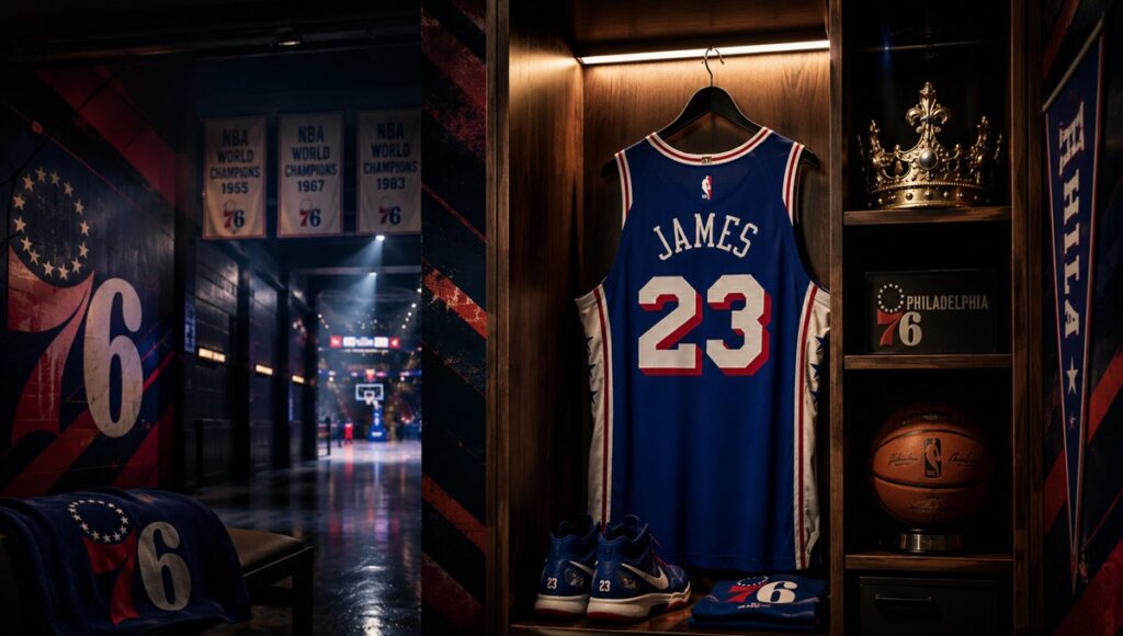 Por qué LeBron eligió a los 76ers