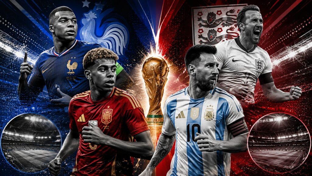 Semifinales Mundial 2026: Francia vs España y Argentina vs Inglaterra