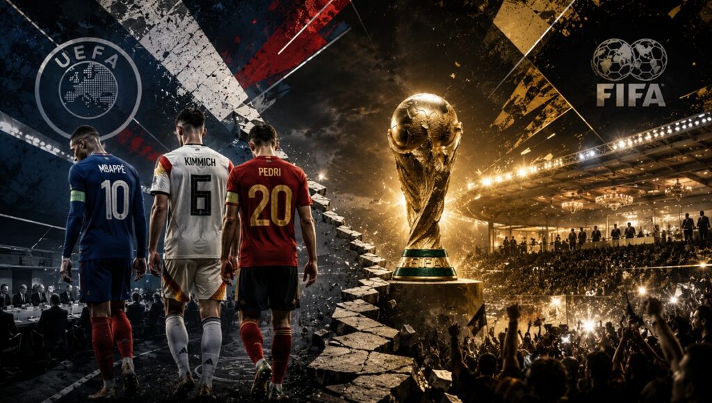 UEFA boicotea el Mundial 2030 como una advertencia clara a los planes financieros de la FIFA