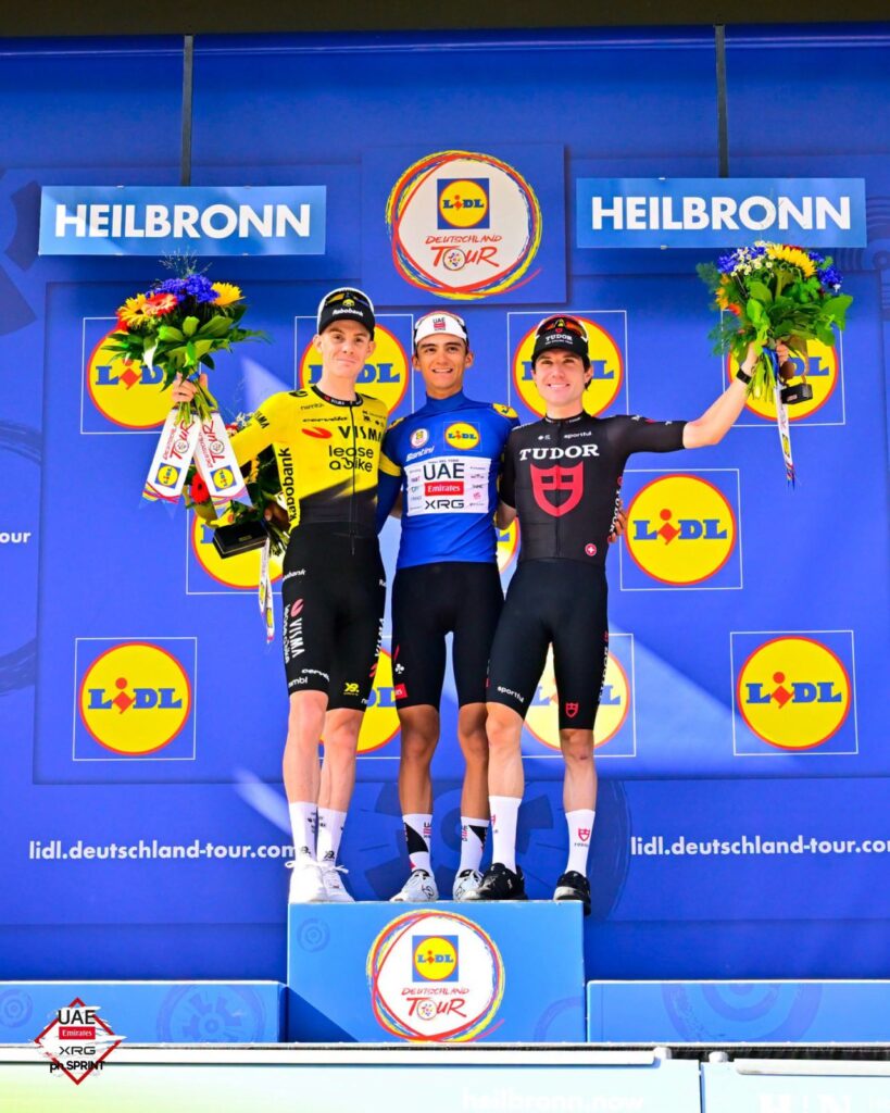 Del Toro viene de quedar en tercer lugar del Tour de Francia