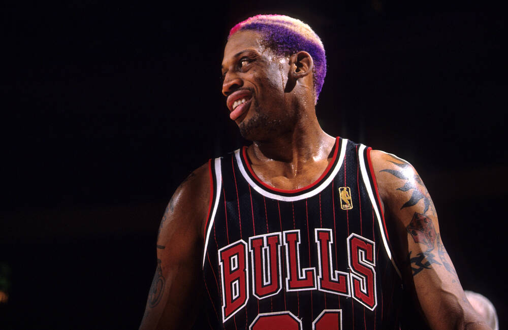 Dennis Rodman es considerado uno de los mejores defensivos de todos los tiempos en la NBA, pese a su perfil polémico