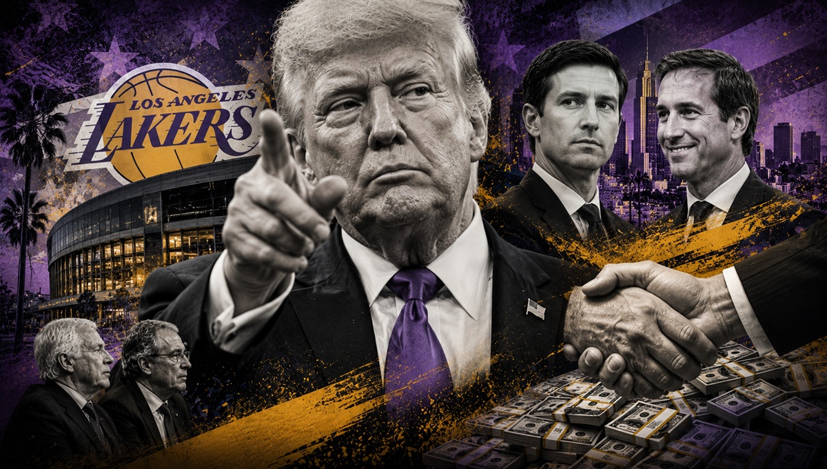 ¿Donald Trump intervino en la venta de Lakers por 12,500 millones? ¿Donald Trump intervino en la venta de Lakers por 12,500 millones?