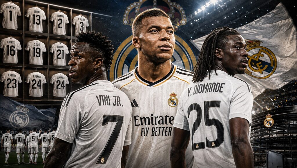 Dorsales del Real Madrid 2026-27
