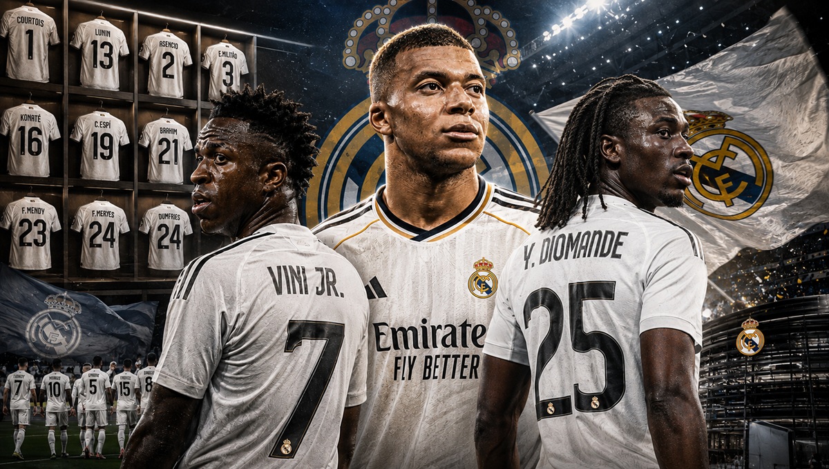 Dorsales del Real Madrid 2026-27 Dorsales del Real Madrid 2026-27