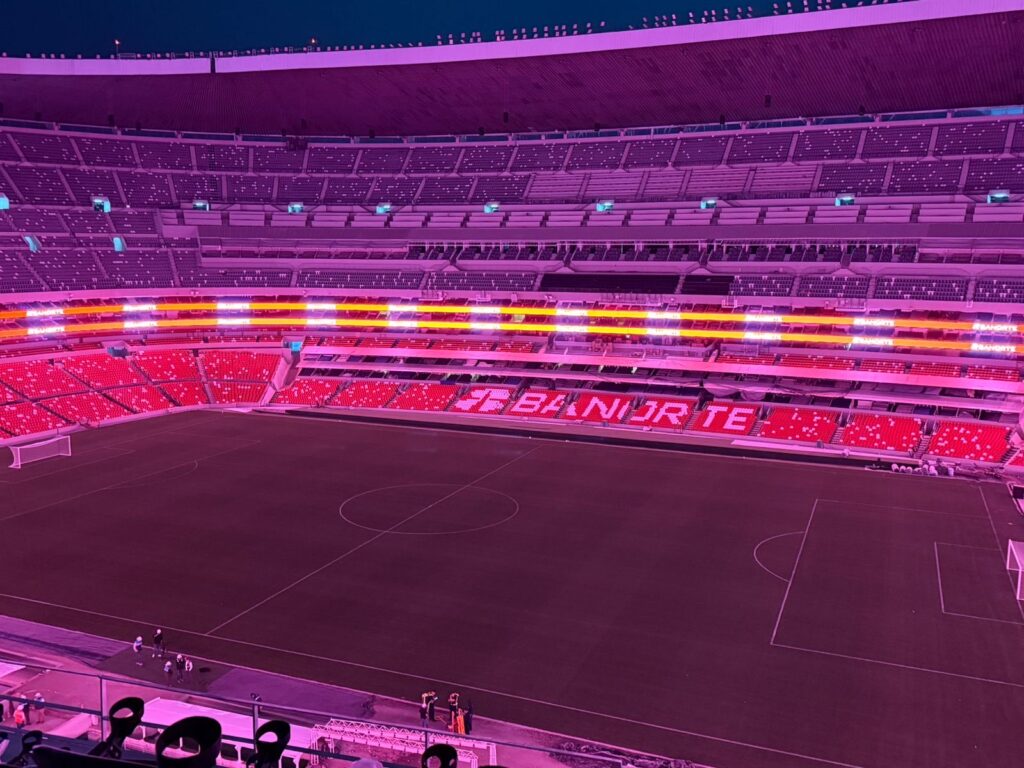 El estadio Banorte fue sometido a una transformación para recibir el Mudial 2026 y el regreso de la NFL