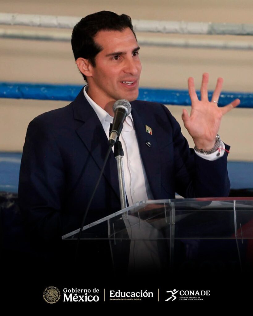 El titular de la conade, Rommel Pacheco fijó como objetivo conseguir 10 medallas olímpicas en LA 2028