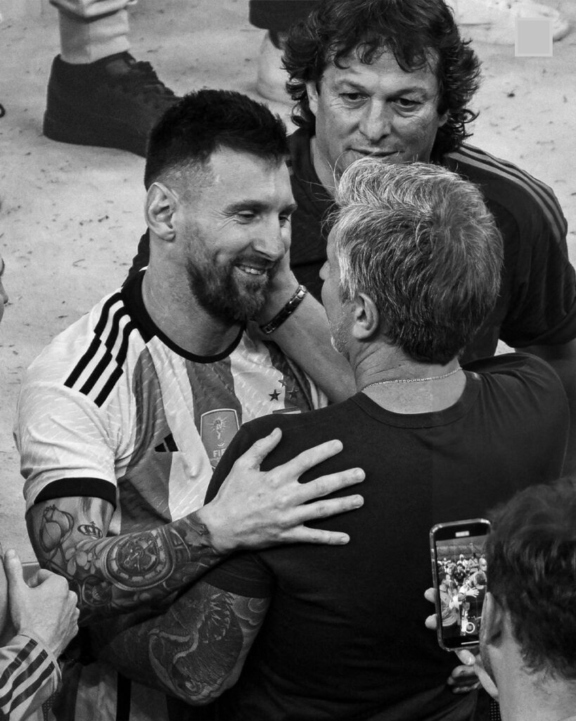 Jorge fue una figura esencial en la carrera de Lionel Messi hacia el éxito mundial