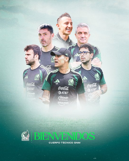 La FMF confirmó este viernes el cuerpo técnico que acompañará a Rafa Márquez en la Selección Mexicana