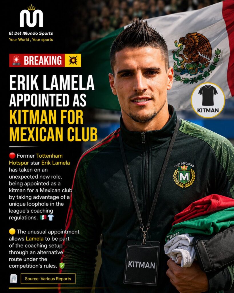 La noticia de Lamela le dio la vuelta al mundo, tras ser registrado como utilero de Rayados