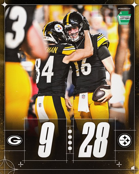 Los Steelers se presentaron con victoria ante los Packers en la pretemporada 2026