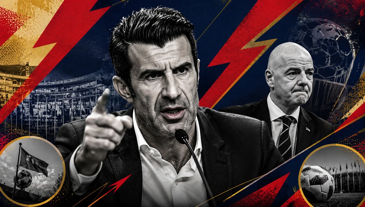 Luis Figo estalla contra Infantino Luis Figo estalla contra Infantino