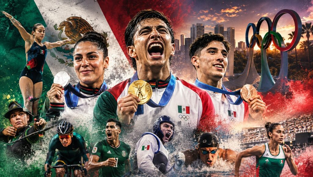 México busca 10 medallas en LA 2028