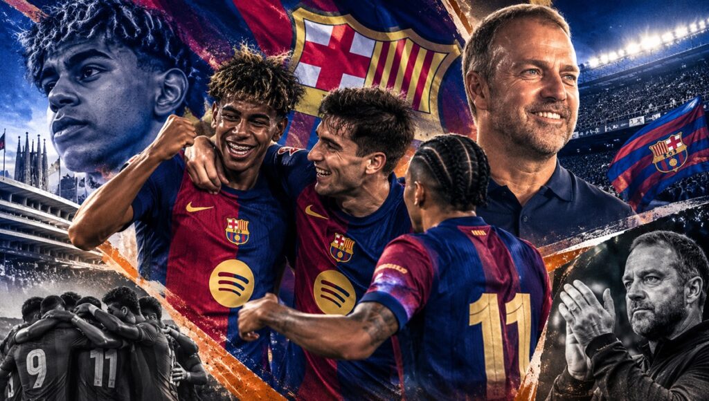 Barcelona de Flick logra récord de victorias