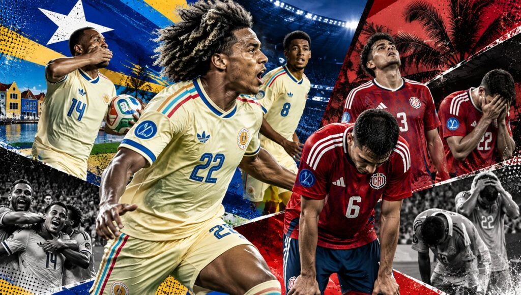 Curazao vence 4-3 a Costa Rica en Nations League