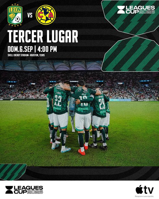 El León juega este domingo ante América por un boleto a la Concacaf Champions Club en el partido por el tercer lugar de ela Leagues Cup