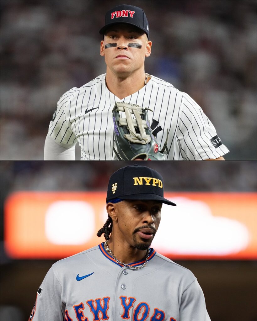 Jugadores de Mets y Yankees potaron gorras en homenaje a poicías y bomberos de NY en conmemoración al 25 aniversario del 11-S