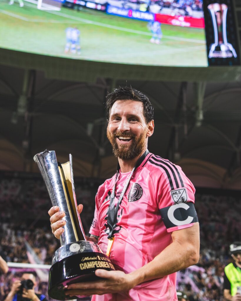 La Campeones Cup es el tercer título que conquista Lionel Messi con el Inter Miami, junto con una Leagues Cup y una MLS Cup