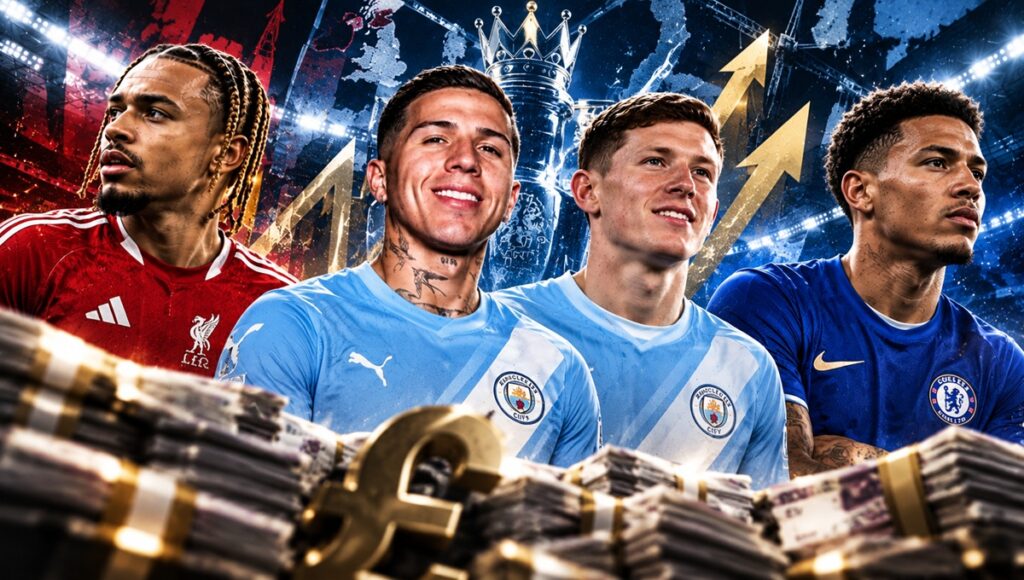 Los clubes con jugadores de £100 millones