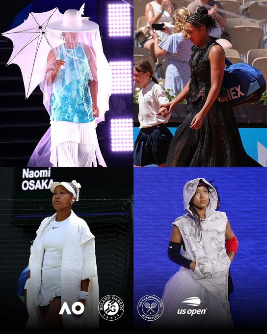Naomi Osaka se ha convertido en modelo de diseños deportivos de alta gama